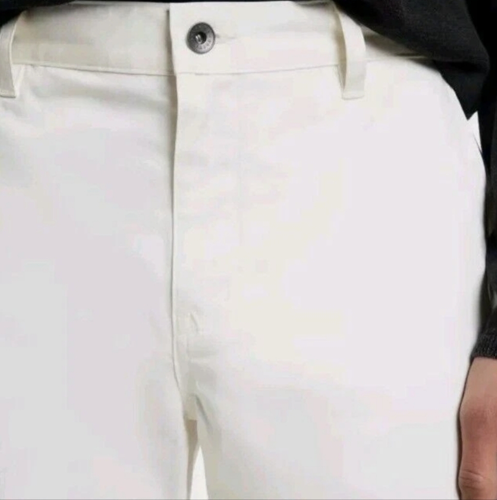John Varvatos Men's Motor City Pants Ebia White Pants - Picture 3 of 11
